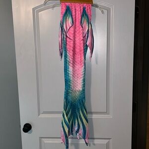 Little girl’s slip on mermaid tail and bathing suit
